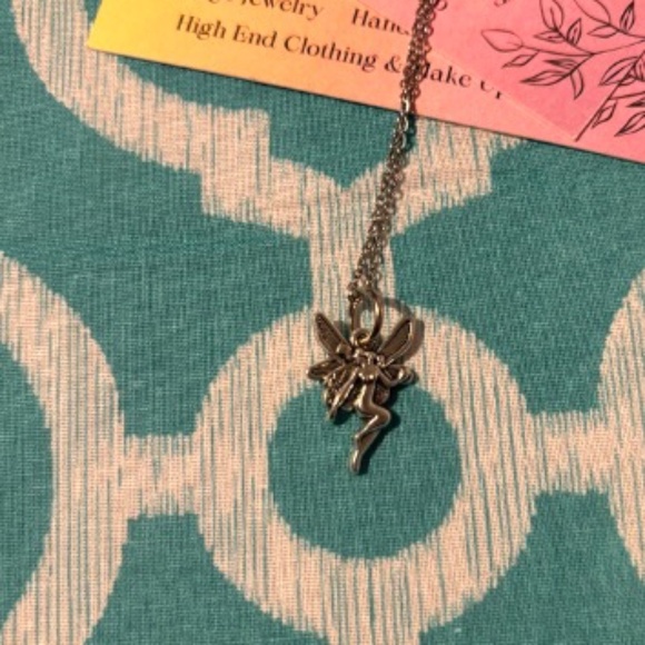 Whimsical Fairy Pendant Necklace - Picture 1 of 2